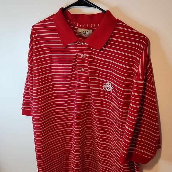 Vintage Vesi Sportswear Ohio State Buckeyes Polo Shirt Men's Size XXL EUC NICE! - Picture 10 of 11